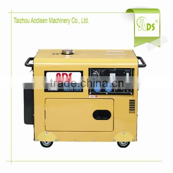 cheap price ac single phase 5000w silent diesel generator