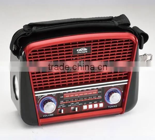 Retro am fm portable radio