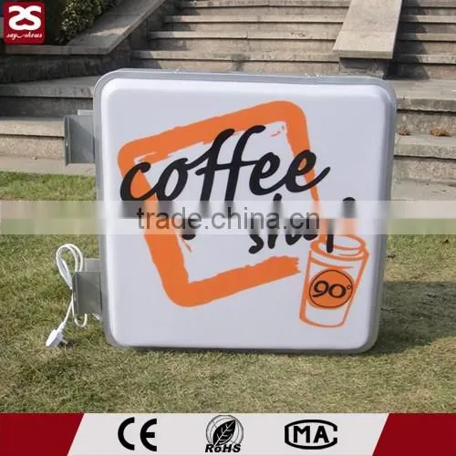 Square double sided acrylic light box