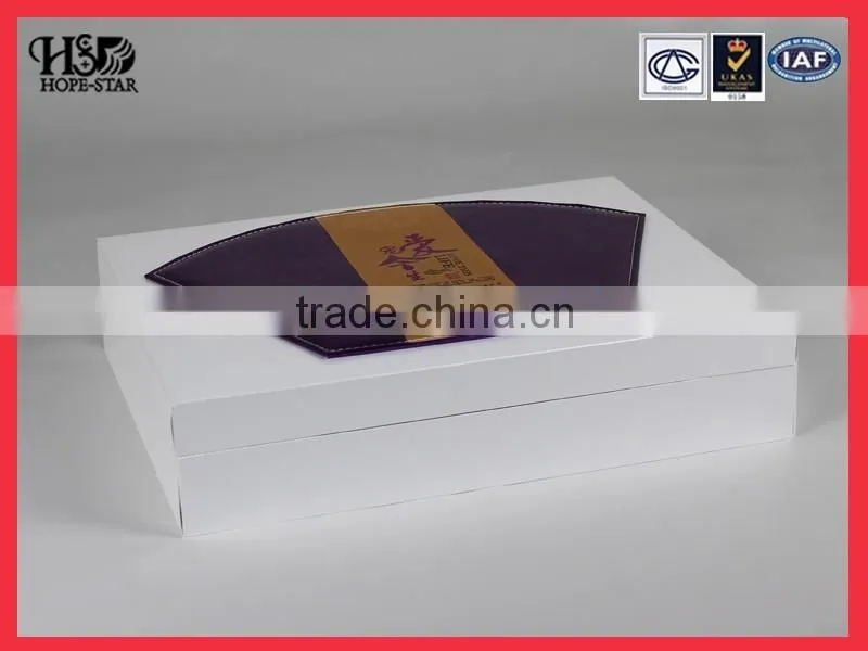 Custom Logo Display Fabric Cosmetic Packaging Leather Box For Gift