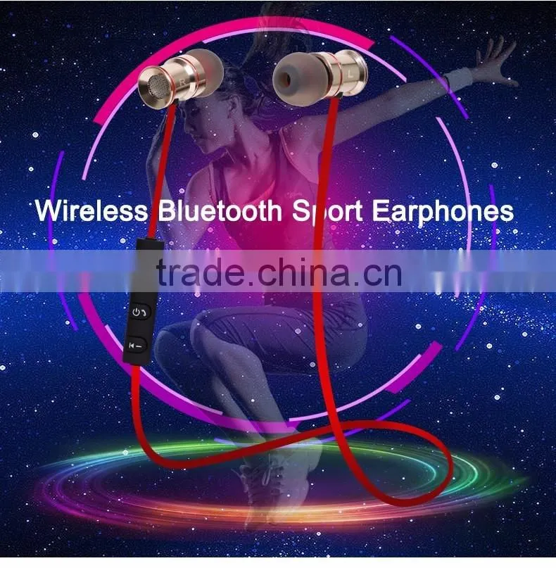 High quality Light Weight Sport Wireless Stereo bluetooth Headset headphone for all mobile phone