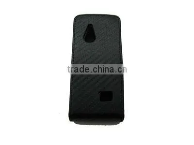 Leather Case with hard Holder for sony ericsson J10(Elm)