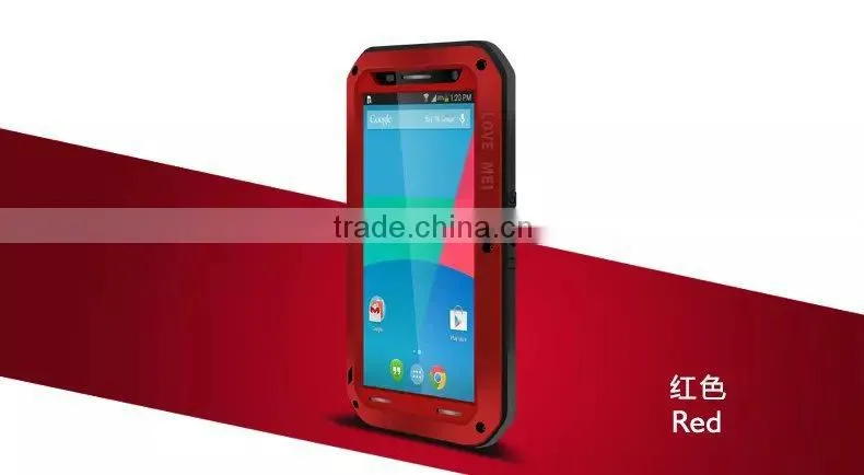 For google nexus 6 LOVE MEI POWERFUL case,high quality Power case for google nexus 6