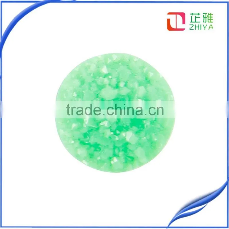 stock!!!2016 Hot wholesale round natural druzy cabochon