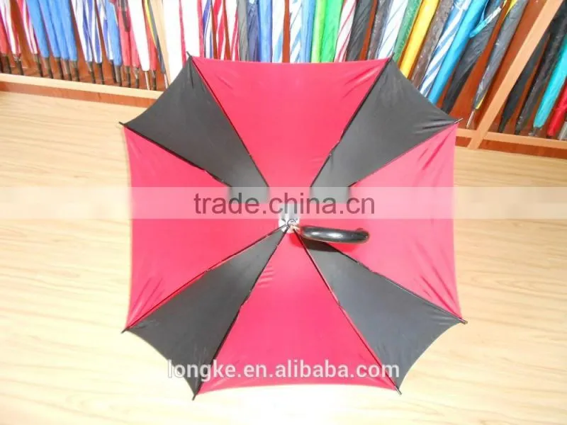 special design straight shaft square rain umbrella