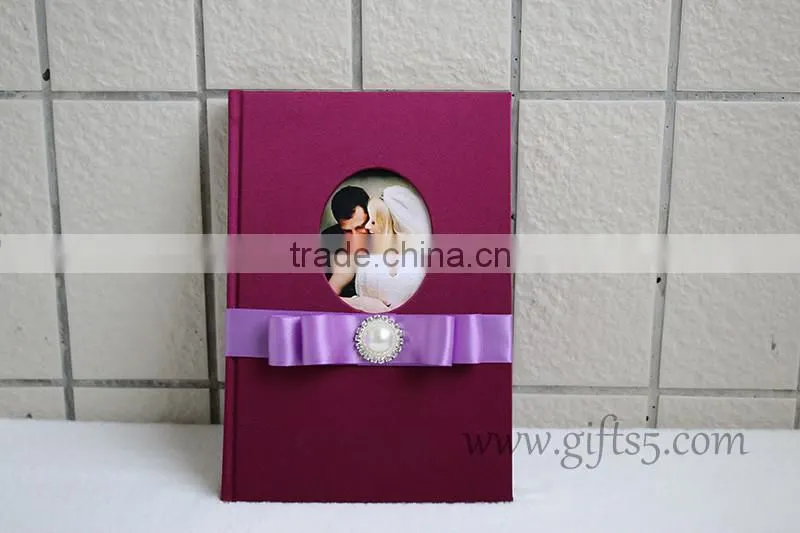 Handmade Luxury wedding guest book table decorations