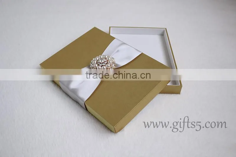 Handmade Luxury wedding invitation boxes wholesale