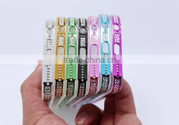Detachable diamond PC + TPU case cover for iphone 6 6s