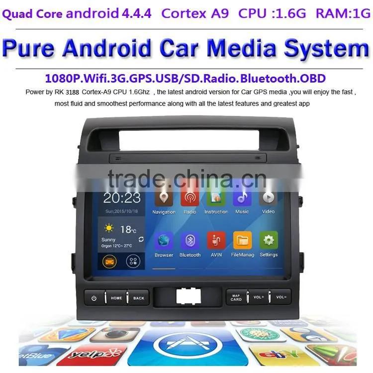 Car dvd player GPS for toyota land cruiser