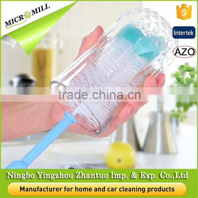 Mini removal dust brush for sliding door, soft wooden door brush