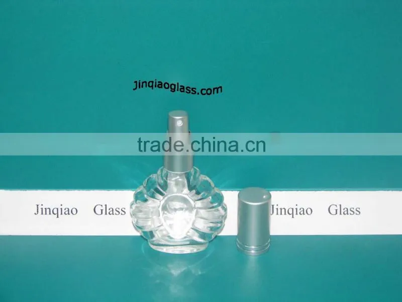 15ml XO glass perfume bottle with sprayer aluminum cap