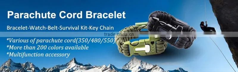 Adventure Paracord survival bracelet bottle opener bracelet outdoor