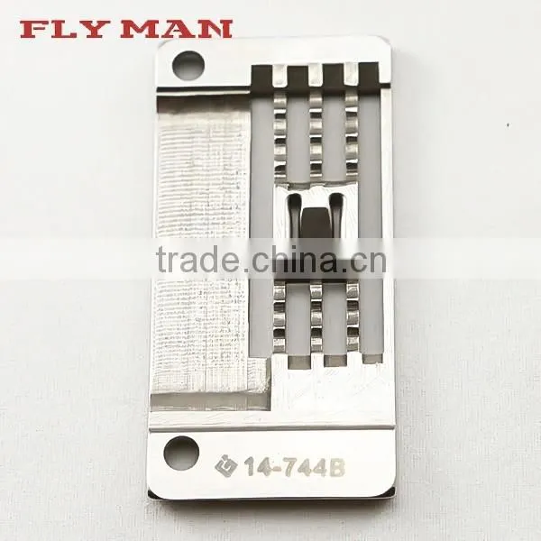 Needle hitting plate 14-744B throat plate on sewing machine