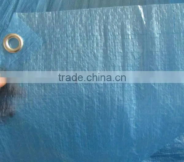 hdpe film with grommets spaced 3feet and ropes in all hems