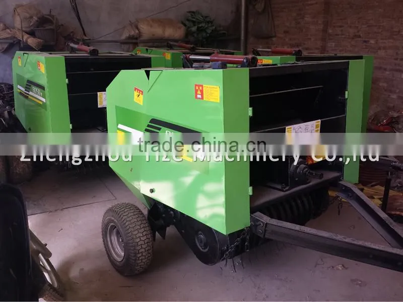 Tractor hay crop bundling machine, Straw hay bundling machine, Straw hay baling machine