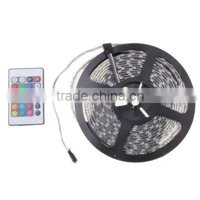 5050 rgb 300 flexible led strip light manual controller