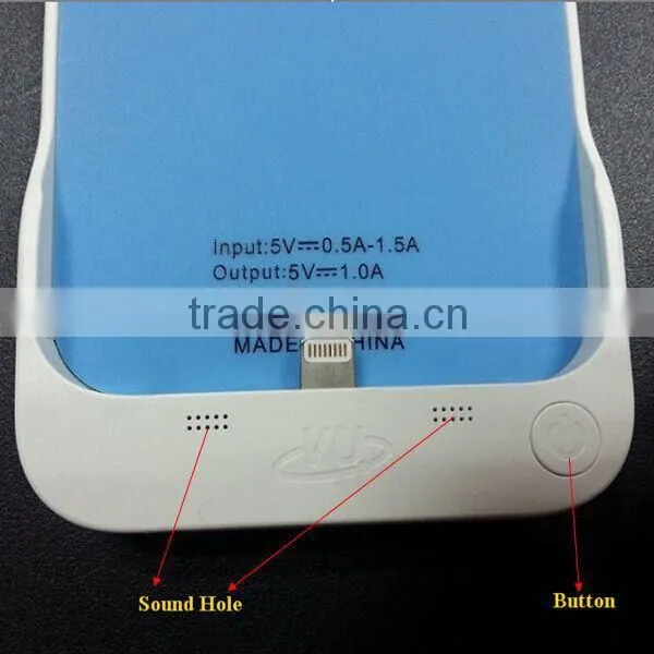 2015 New Published Ultra Slim Shockproof Charging Backup External Battery Case for iPhone 6