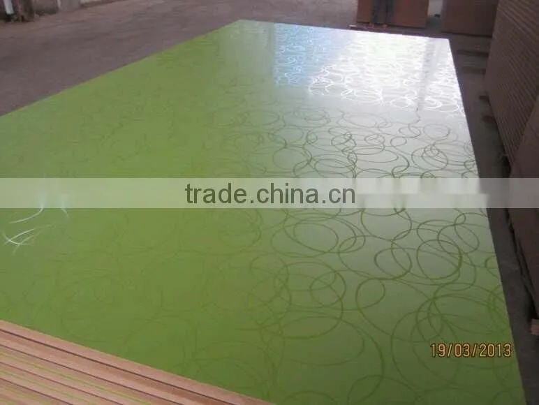 17mm Melamine MDF Slatwall with 11 pcs groove