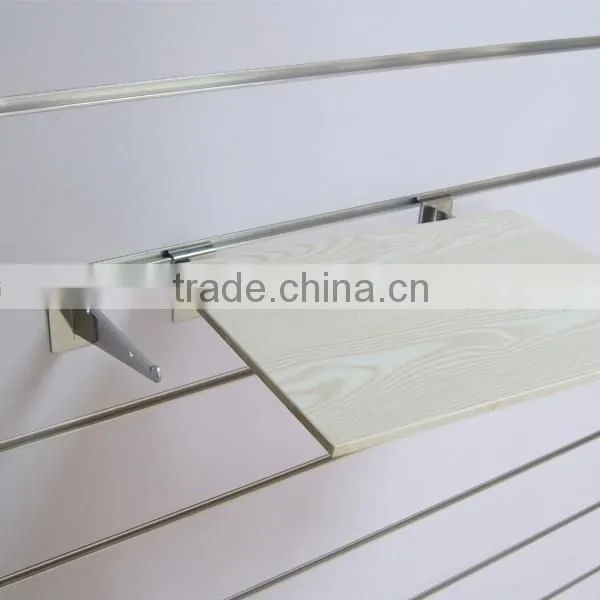 Widly used shop wooden board holding decorative metal shelf bracket