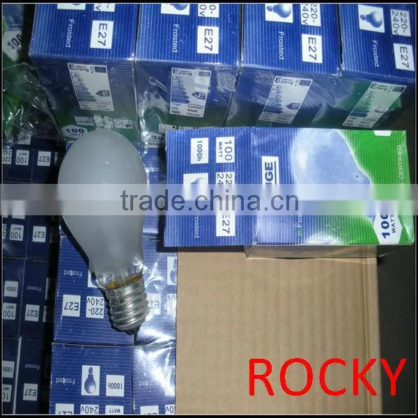 E27 B22 40W 60W 75W 100W incandescent clear bulbs