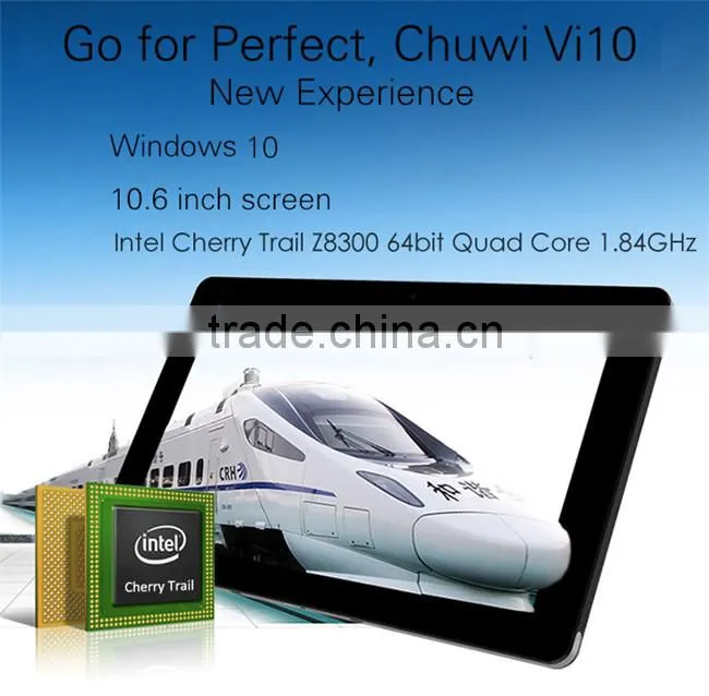 CHUWI Vi10 Ultimate 10.6" Win10 Tablet PC Intel Z8300 Bluetooth 2GB 64GB Black