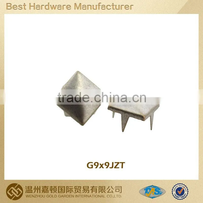 2014 fashion pronged diamond nailhead for leather clothing/handbag/shoes