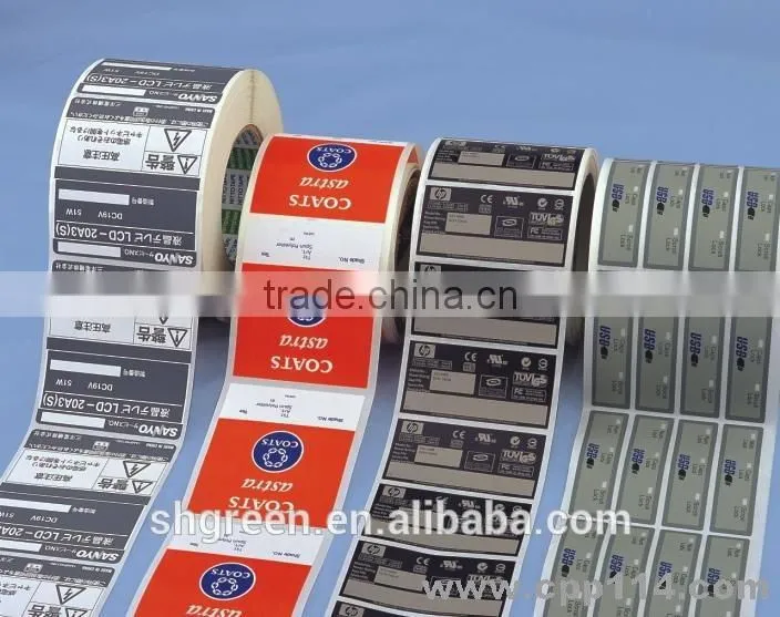CYMK printing sticker roll