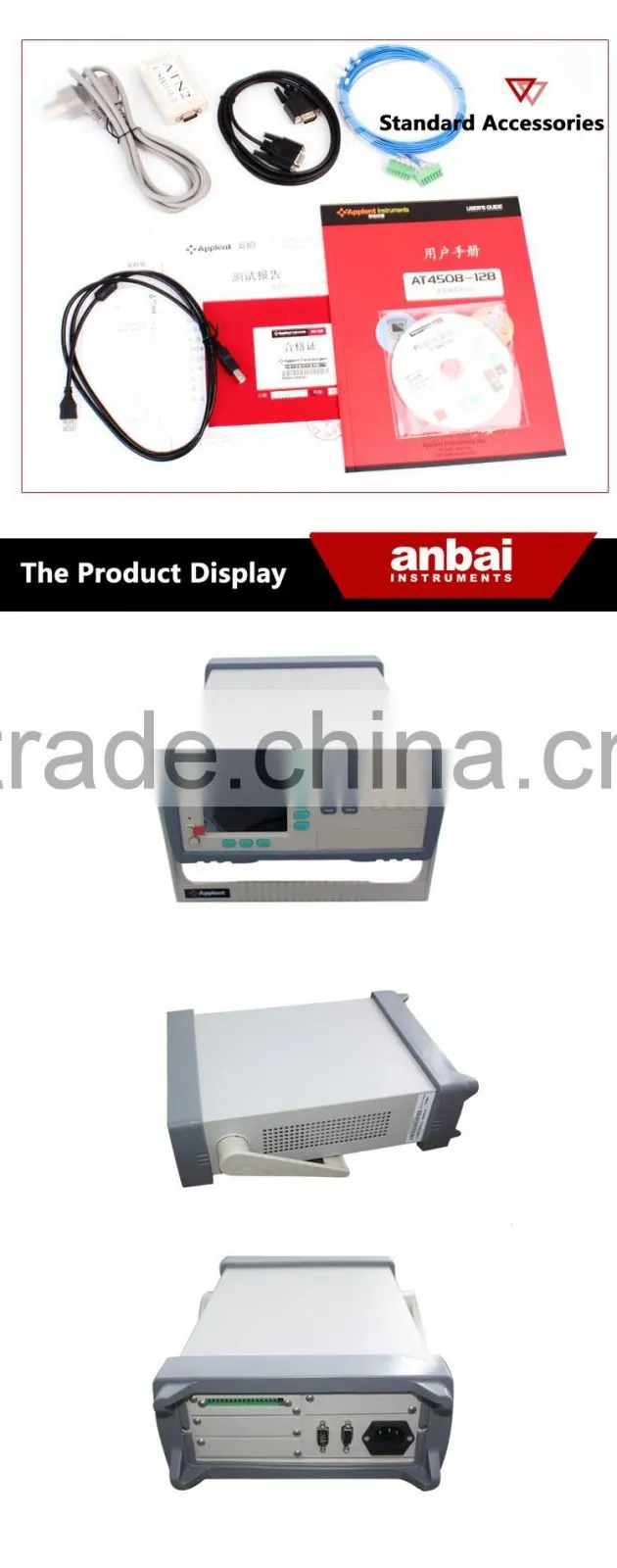 Hot Sale AT4516 Temperature Data Logger for Lighting Display 16 Channels