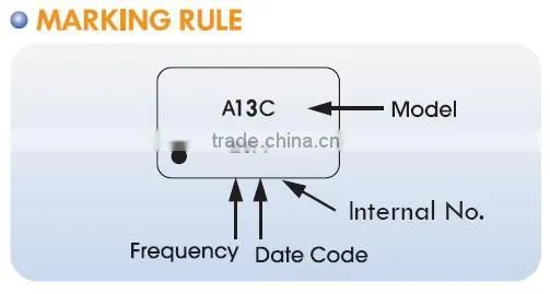 2.0x1.6mm SMD Crystal Oscillator (3.3V)