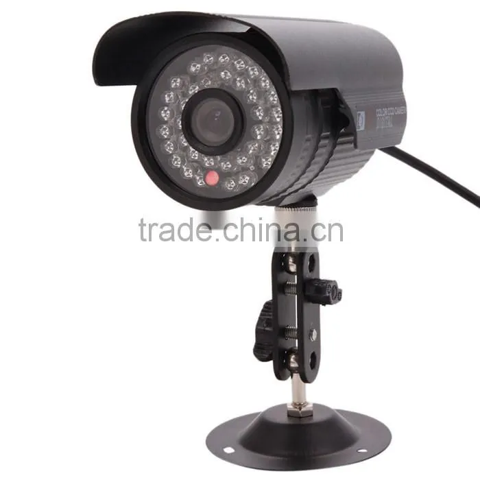 200TVL NTSC 6mm 36-LED Waterproof Infrared Security Camera Outdoor Black