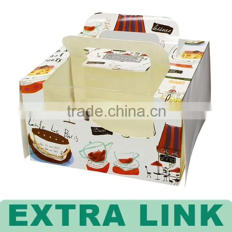 Custom Logo Small Handle Kraft Paper Cement Shopping Promotion Bag For Food