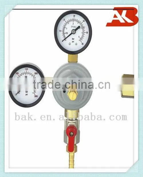 Double gauge-beer CO2 gas regulator CO2-13M04