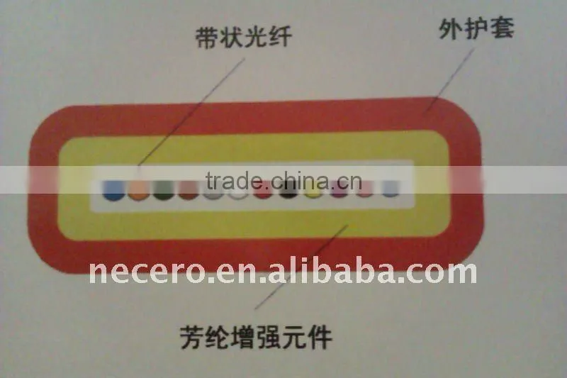 Optical fiber indoor ribbon cable
