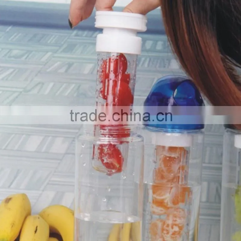 2016 Hot Sale Fruit Infuser Water Bottle/Tritan water bottle/water infuser bottle