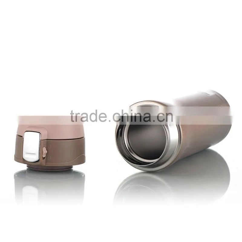 Double wall gold&black&white color stainless steel vacuum flask/Thermos flask/travel mug