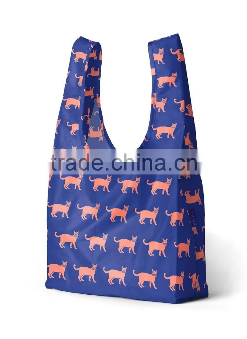 Folding Pouch Storage Bag Reusable Shopping Shoulder Tote Handbag Grocery Bags