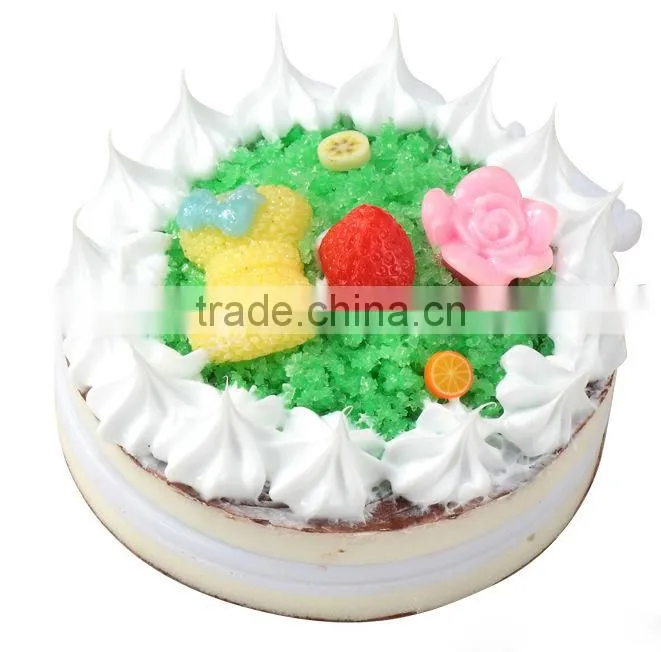 2014 NEW 3D simulation birthday cake for wedding party display/Artificial birthday cake for home decoration