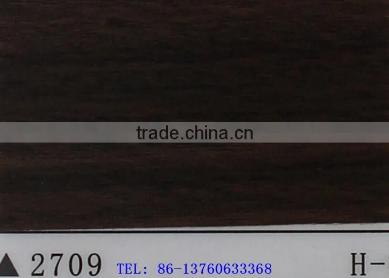 Wood Grain self-adhesion cold laminated Decoration PVC Film item 2709
