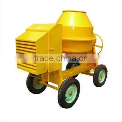 Mini Cement Mixer with Electric Start 6.6HP Diesel Engine Concrete Mixer