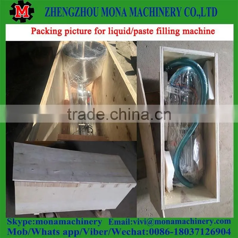 New type liquid paste filling machine with heater and mixer
