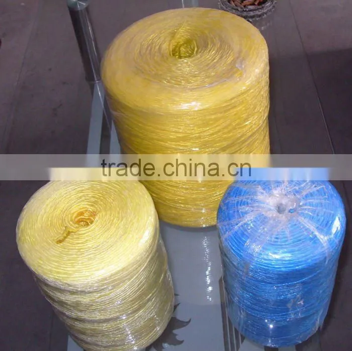 white PP raffia rope 1.5kg spool