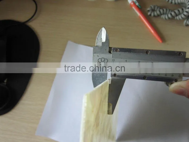 4 layers thick white lip mop shell veneer