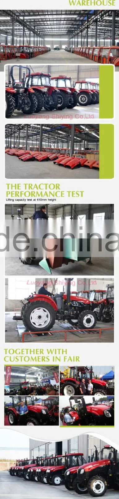 SJH 80HP agricultural wheel tractor farm with after sale service