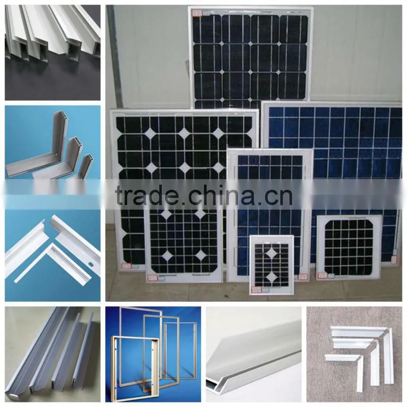 alunminum solar panel frame materials