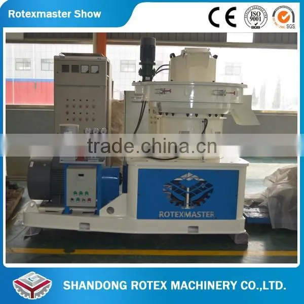 1-1.5T/H Vertical Ring Die Tree Braches Leaf Corn Cob Wood Sawdust Pellet Mill