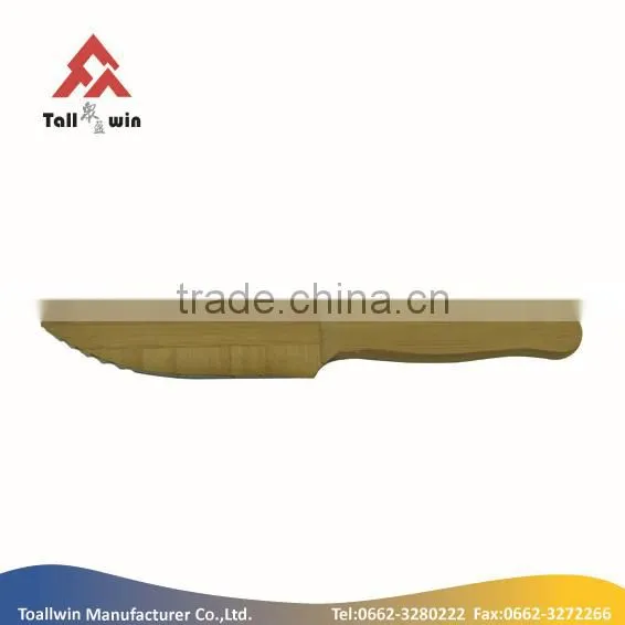 high quality bamboo bread knife with bread board set