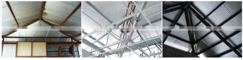 Aluminum foil woven radiant heat