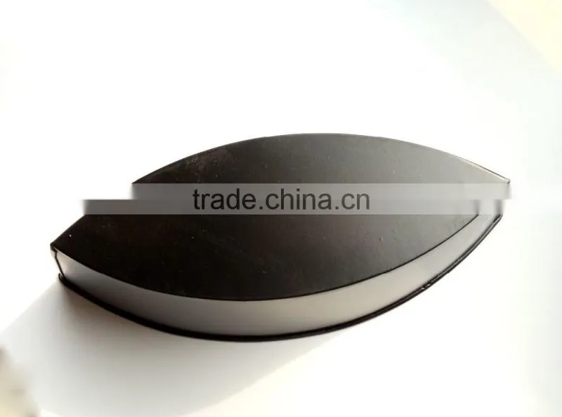 high quality china metal handicraft black western half round boat flower pot for garden