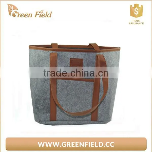 Environmentally Friendly Felt Tote Handbag Shopping Hand Bag