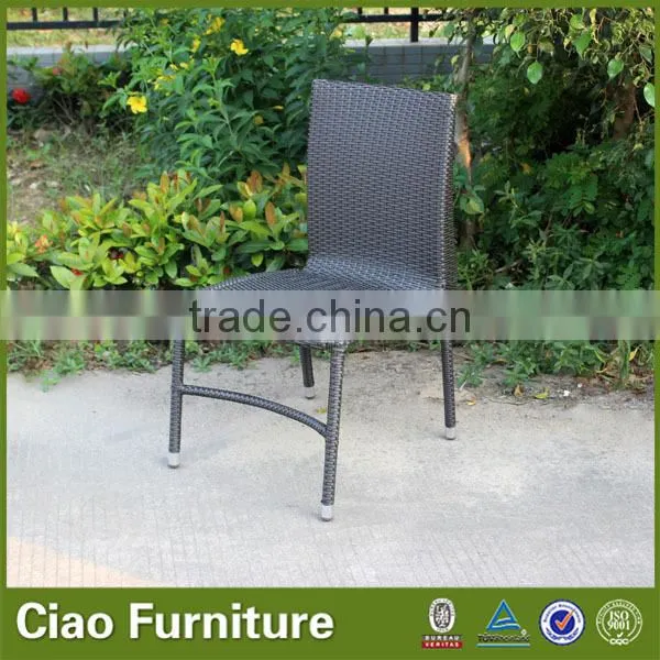 Garden rattan dinner table set 4 chairs
